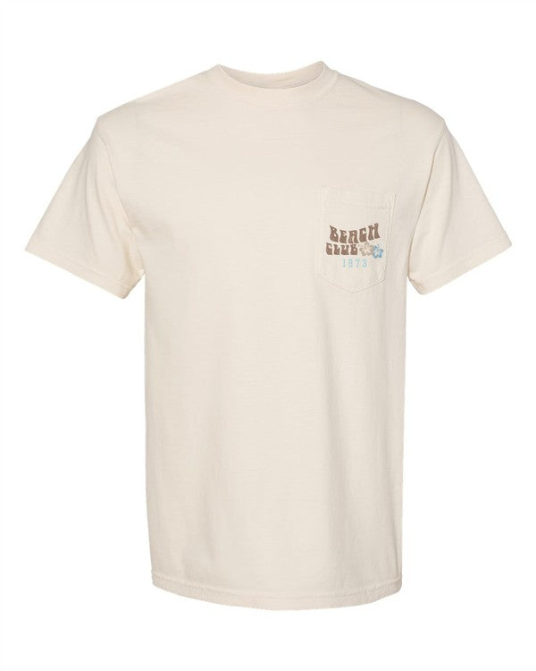 Coastal Cowgirl Beach Pocket Comfort Color Tee