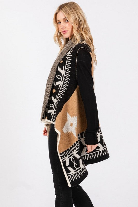 Aztec Pattern Winter Vest